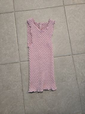 Fp Movement Sleeveless Pink Textured Knit Top